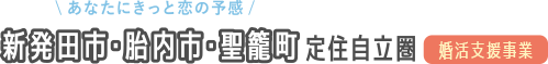 新発田市・胎内市・聖籠町定住自立圏 - 令和元年度婚活支援事業